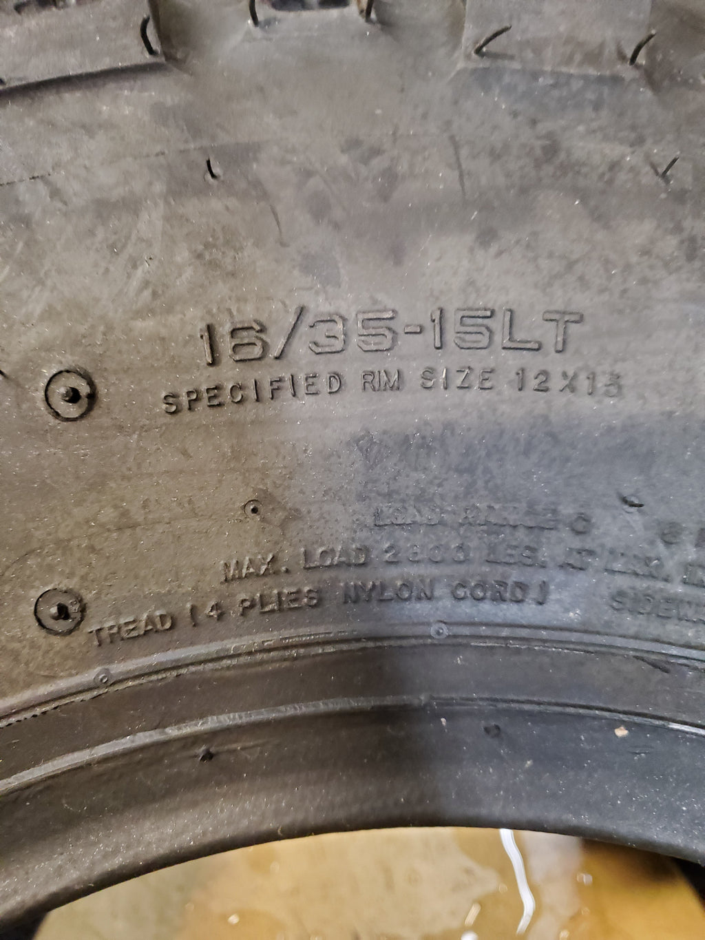 INTERCO TSL BOGGER BSW LT 16 35 15 6PLY MUD TIRE SAMB105