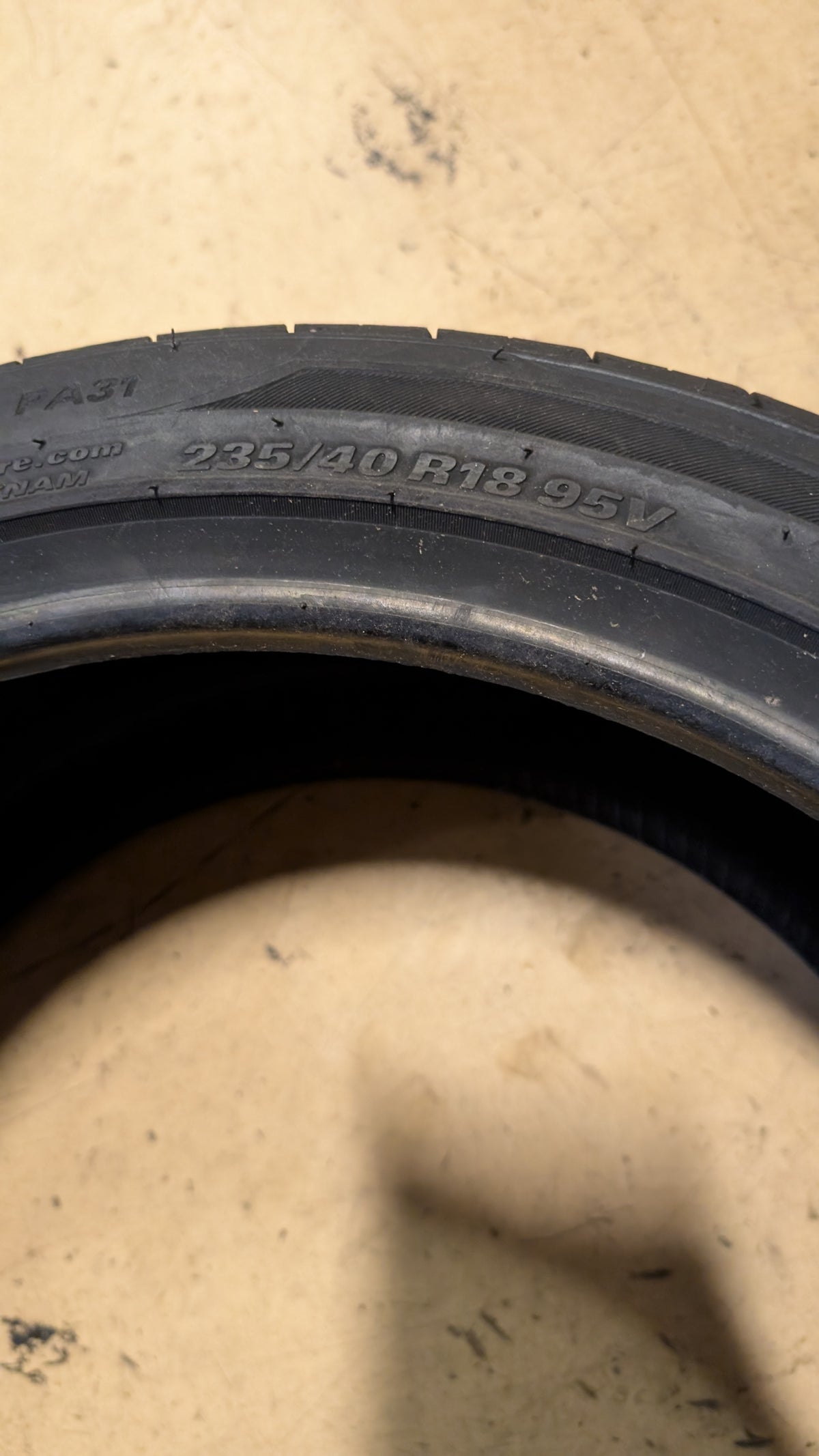 KUMHO ECSTA PA31 BSW P 235 40 18 95V XL UHP TIRE 2161423