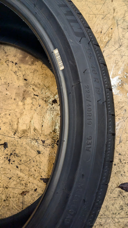 MICHELIN PRIMACY TOUR A/S BSW P 225 40 19 93W XL ALL SEASON TIRE 77335