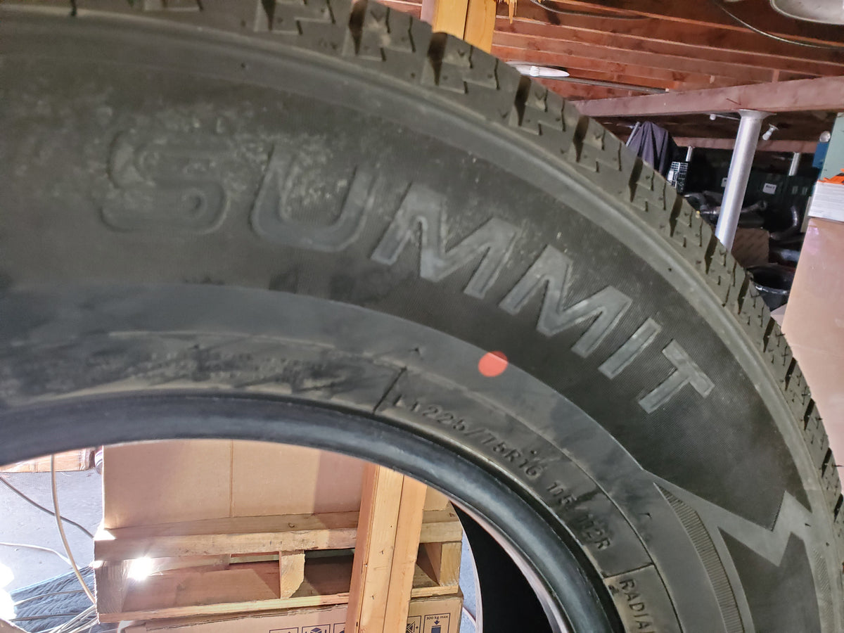 SUMMIT TRAIL CLIMBER HT03 BSW LT 225 75 16 115/112R 10PLY ALL SEASON TIRE 20748