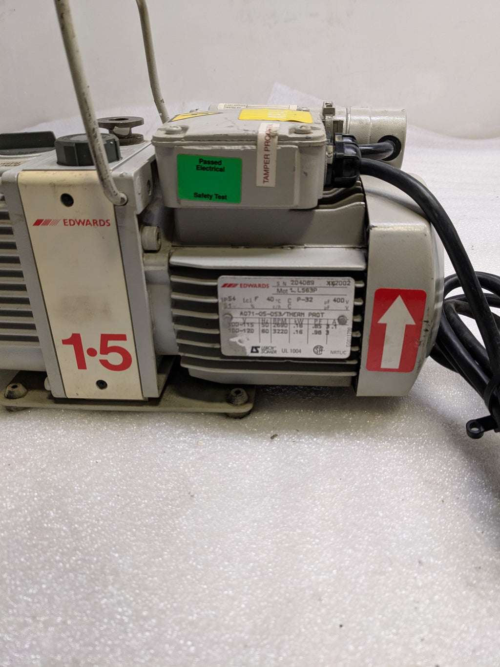 EDWARDS G1099-89023 ROTARY VANE VACCUM PUMP 115V USED B2