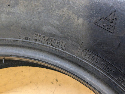 NEW OLD STOCK COOPER DISCOVERER A/TW P 255 75 17 115S SL ALL WEATHER TIRE 90000022206