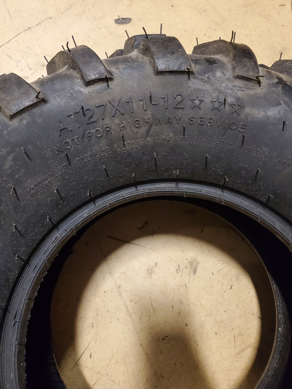 NOS CARLISLE AT489 XL BSW AT 27 11 12 56F ATV/UTV TIRE 560471