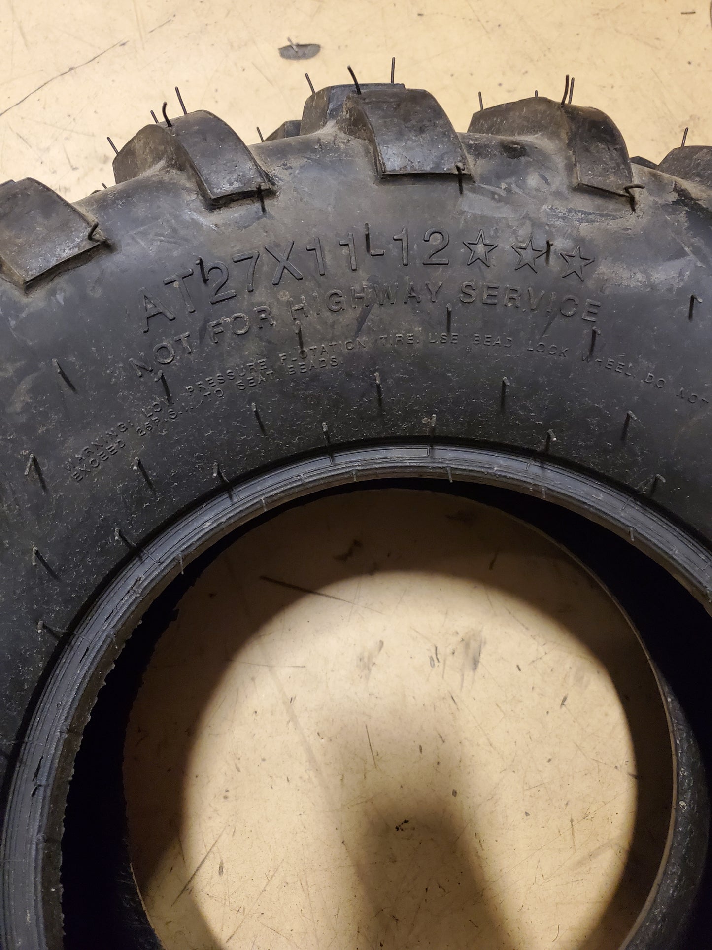 NOS CARLISLE AT489 XL BSW AT 27 11 12 56F ATV/UTV TIRE 560471