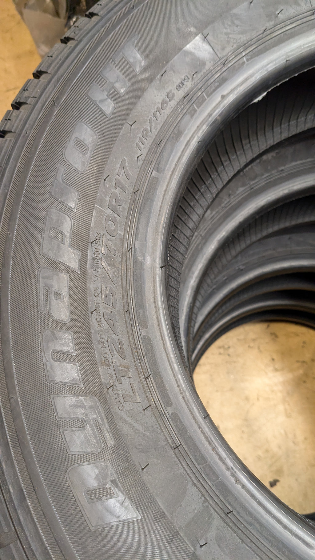 4 HANKOOK DYNAPRO HT BSW LT 245 70 17 119/116S 10PLY HIGHWAY TIRE 2021485
