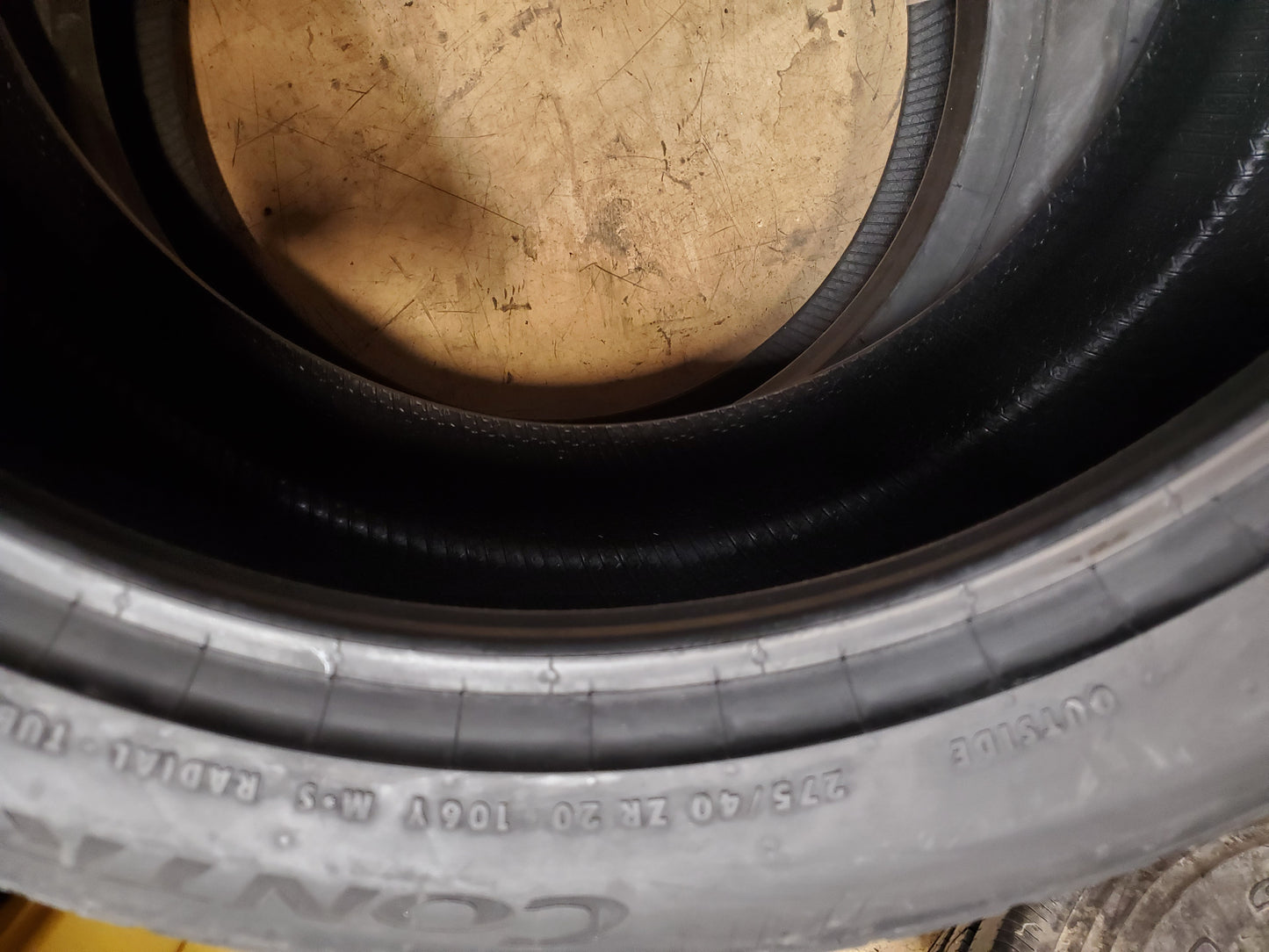CONTINENTAL CONTROL CONTACT SPORT SRS+ BSW P 275 40 20 106Y XL ALL SEASON TIRE 1557590