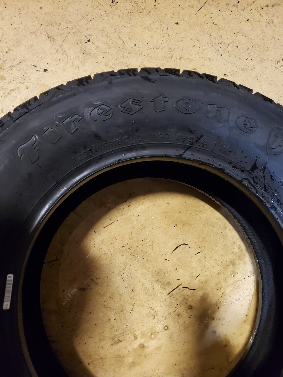 2 FIRESTONE WINTERFORCE CV BSW P 235 65 16C 121/119R 10PLY WINTER TIRE 005842