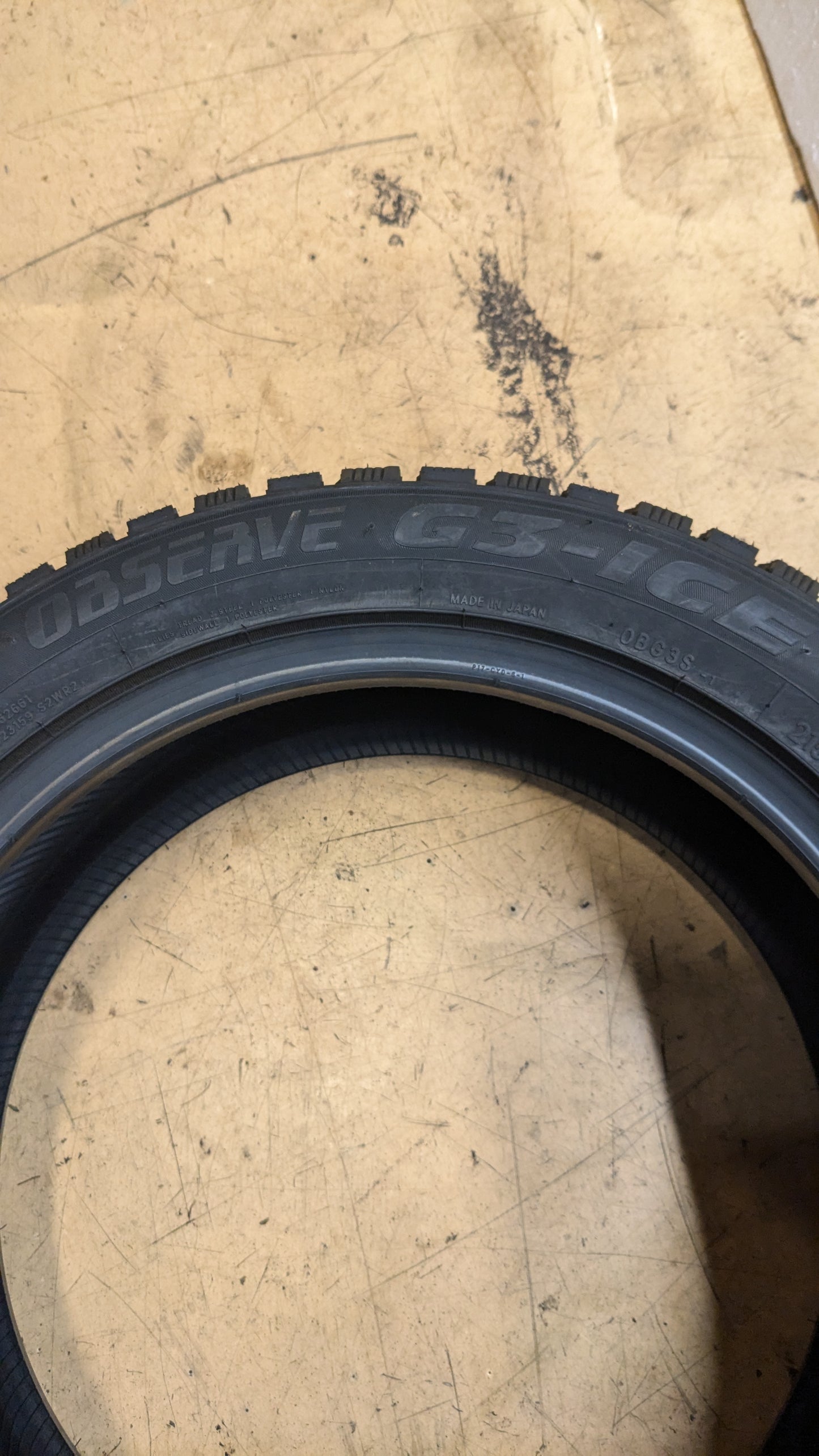 NOS TOYO OBSERVE G3ICE BSW P 215 50 17 91T ALL TERRAIN TIRE 138130