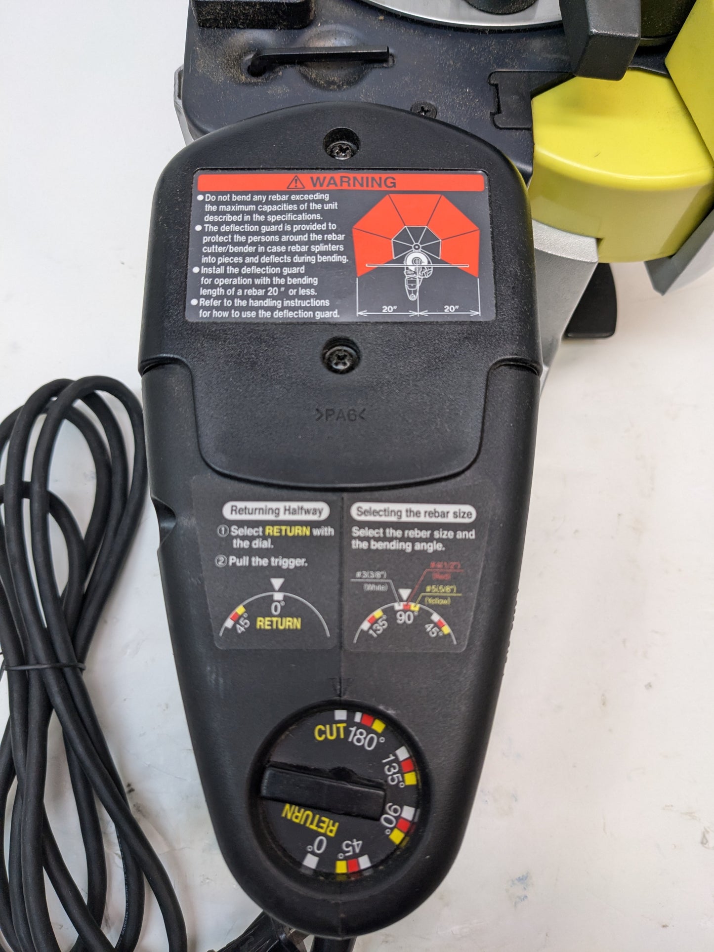 METABO HPT REBAR BENDER AND CUTTER VB16Y