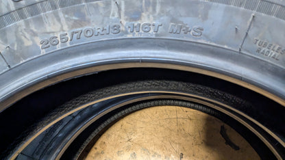 BRIDGESTONE DUELER H/T 685 BSW P 265 70R 18 116T ALL SEASON TIRE 003215