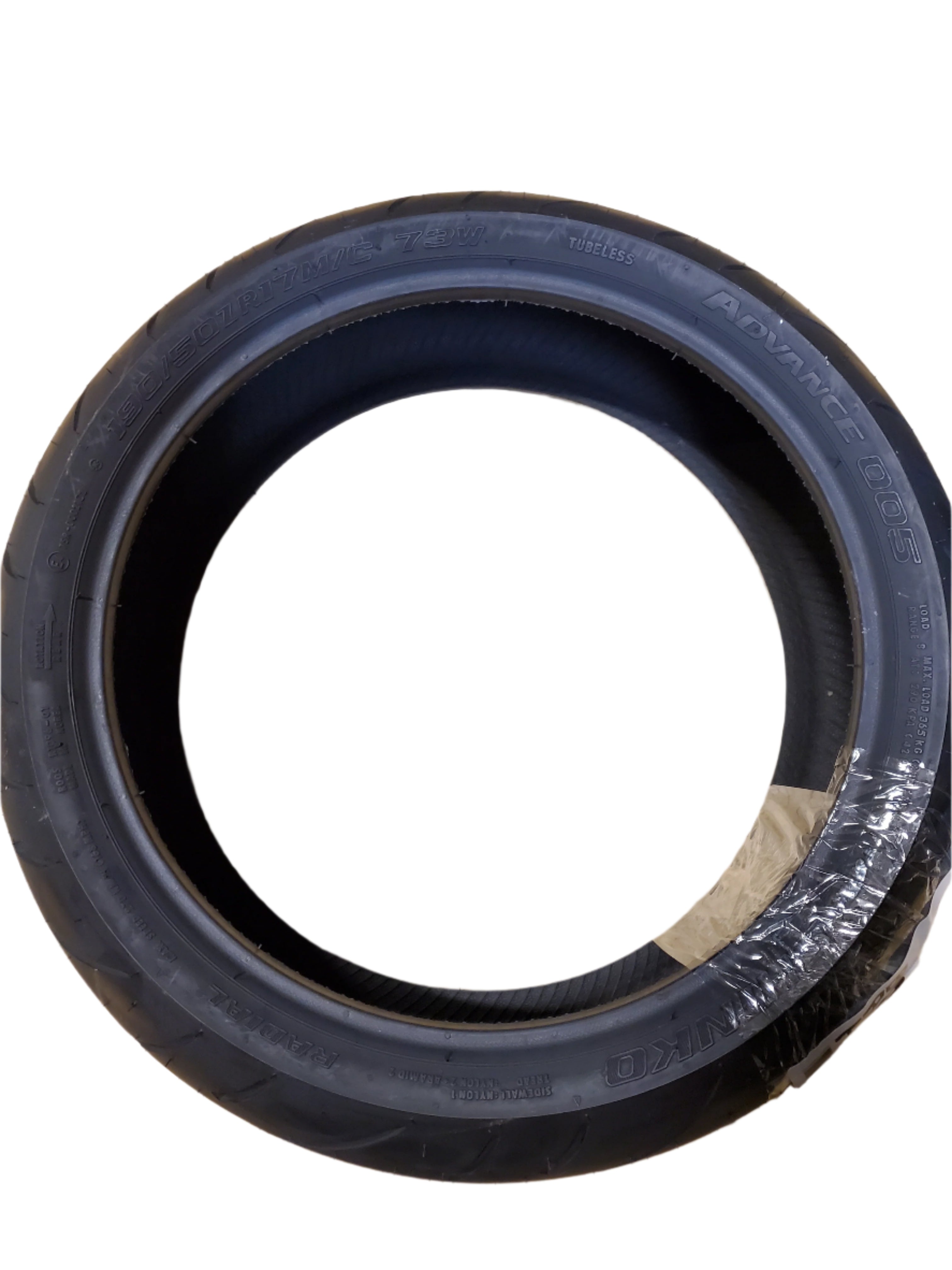 SHINKO ADVANCE 005 BSW 190 50 17 73W REAR MOTORCYCLE TIRE 874017