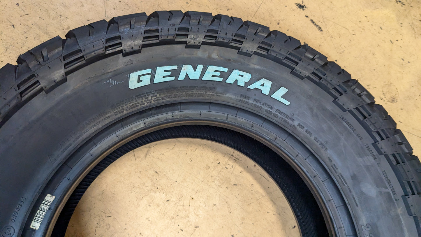 GENERAL GRABBER A/T X RWL P 225 70 15 100T ALL TERRAIN TIRE 04504110000