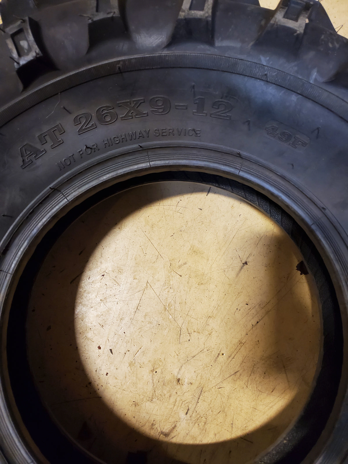 TYRE GUIDER MARS BSW AT 26 9 12 49F 6PLY ATV/UTV TIRE TGM26912
