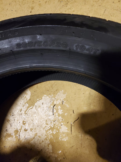 2 BRIDGESTONE ALENZA SPORT A/S BSW P 235 50 20 104T XL UHP TIRE 012289