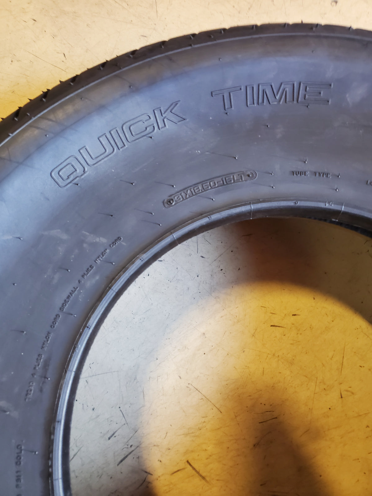 HOOSIER QUICK TIME BSW LT 31 18.5 15 2PLY DRAG TIRE ‎17150