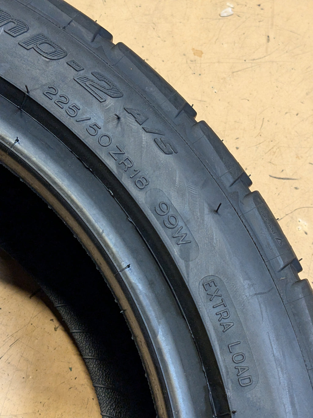 2 BFGOODRICH G-FORCE COMP-2 A/S PLUS P 225 50 18 99W XL ALL SEASON TIRE 25864