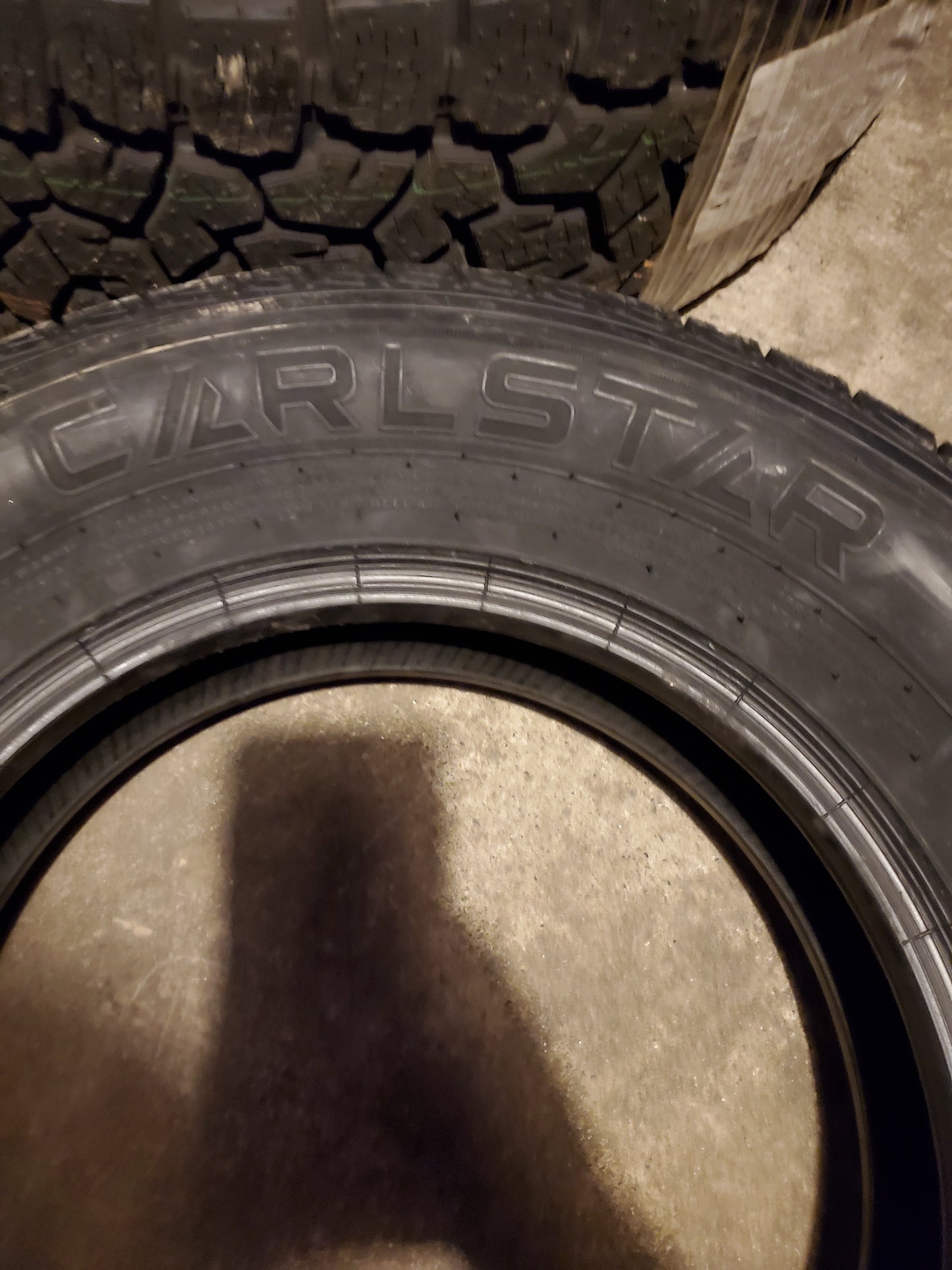 CARLSTAR RADIAL TRAIL HD BSW ST 205 75 15 107M 8PLY TRAILER TIRE 6H04591