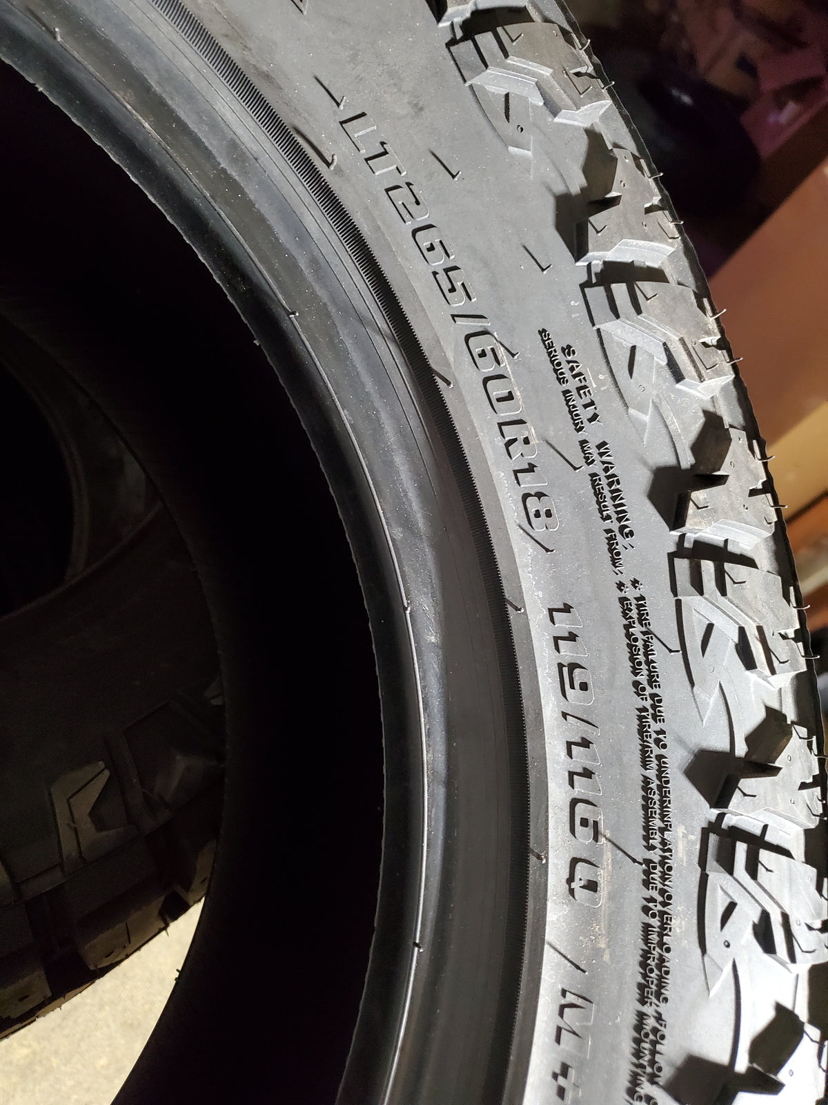 KANATI OVERLAND RTX BSW LT 265 60 18 119/116Q 10PLY RUGGED TERRAIN TIRE LOF1826560E