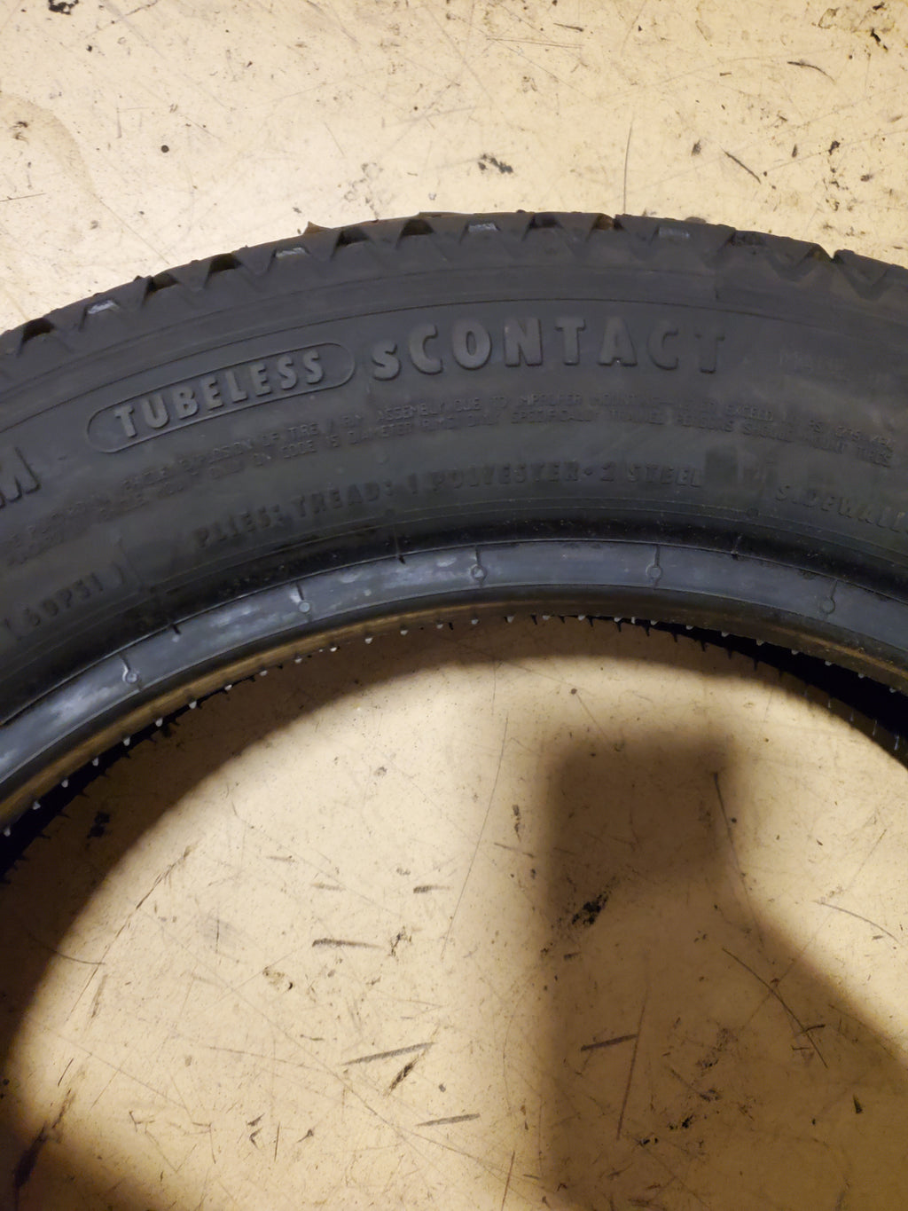 CONTINENTAL SCONTACT BSW T 125 70 15 95M TEMPORARY TIRE 0311360000