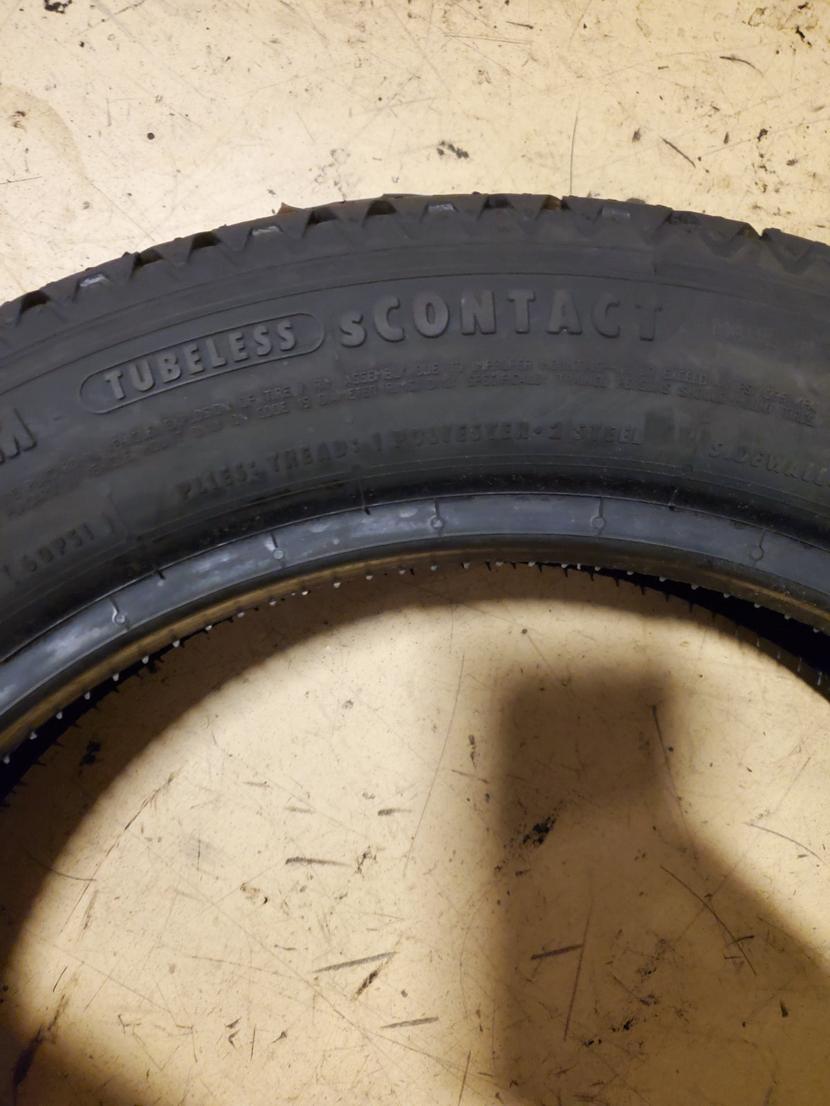 CONTINENTAL SCONTACT BSW T 125 70 15 95M TEMPORARY TIRE 0311360000