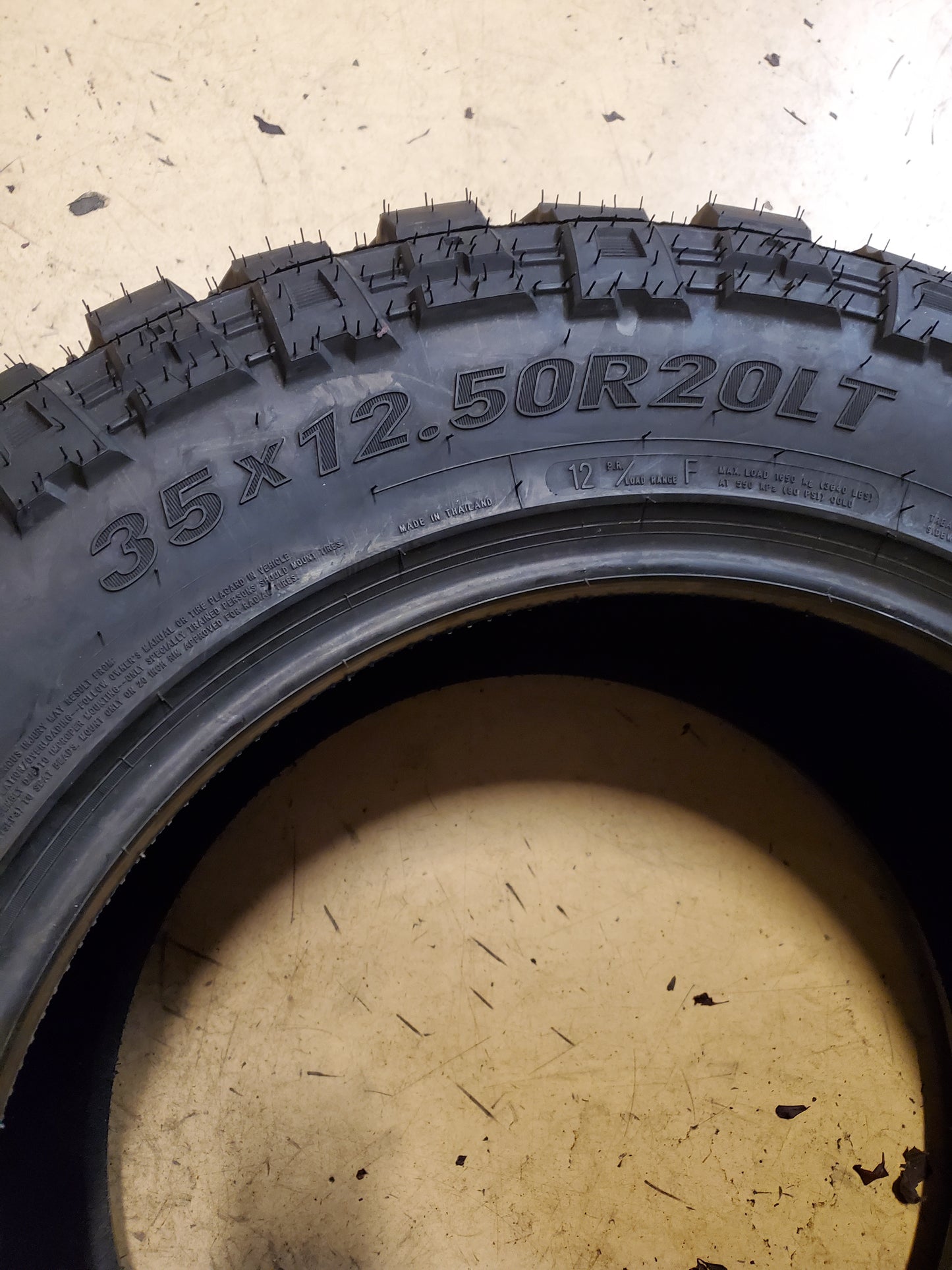 LANCASTER LS-67 M/T BSW LT 35 12.5 20 125Q 12PLY MUD TERRAIN TIRE LC1332