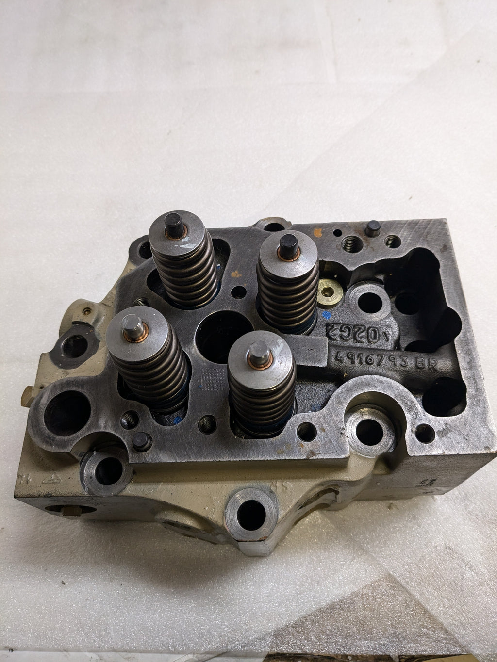 CUMMINS 4916793 2866707 CYLINDER HEAD ASSEMBLY FOR CUMMINS ENGINE QSK60 CM850 REMANUFACTURED B2