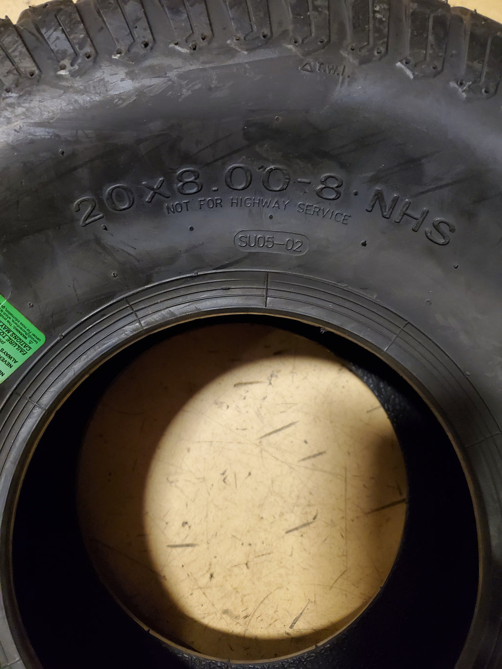 HI-RUN SU05 BSW 20 8 8 2PLY LAWN TIRE HRS2088