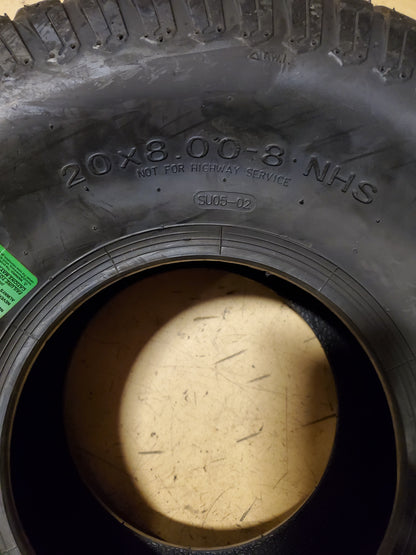 HI-RUN SU05 BSW 20 8 8 2PLY LAWN TIRE HRS2088