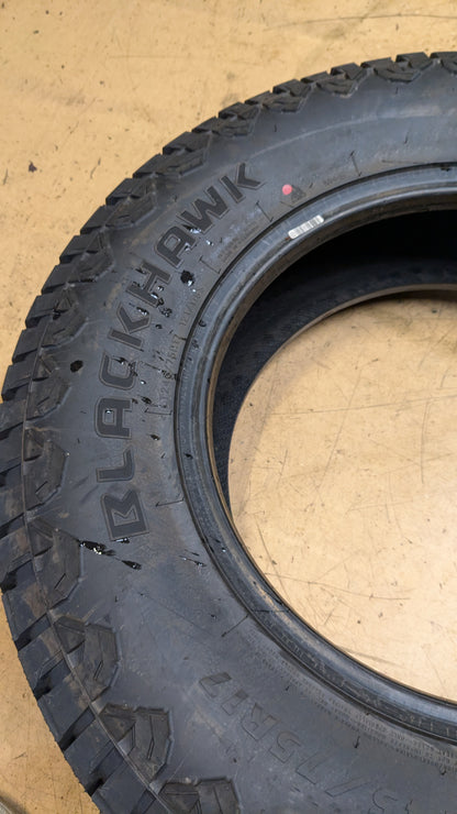 BLACKHAWK RIDGECRAWLER A/T BSW LT 245 75 17 121/118S 10PLY TIRE 4120867V