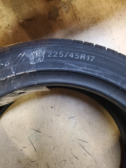 NOS KUMHO SOLUS KH25 BSW P 225 45 17 91H ALL SEASON TIRE 2141103