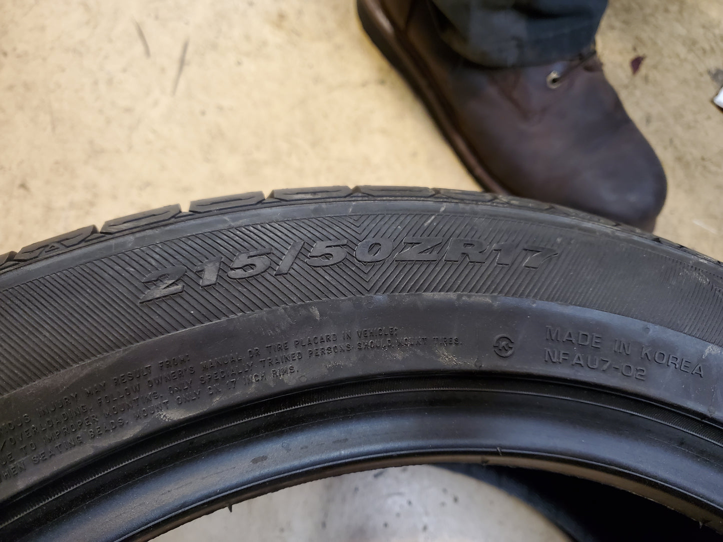 NEXEN N'FERA AU7  BSW P 215 50 17 XL 95W UHP TIRE 15227NXK