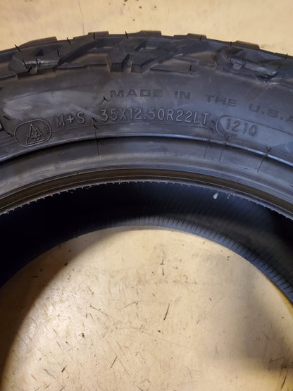 (KSL ONLY) 4 MICKEY THOMPSON BAJA BOSS A/T LT 35 12.5 22 121Q 12PLY ALL TERRAIN TIRE 331037001