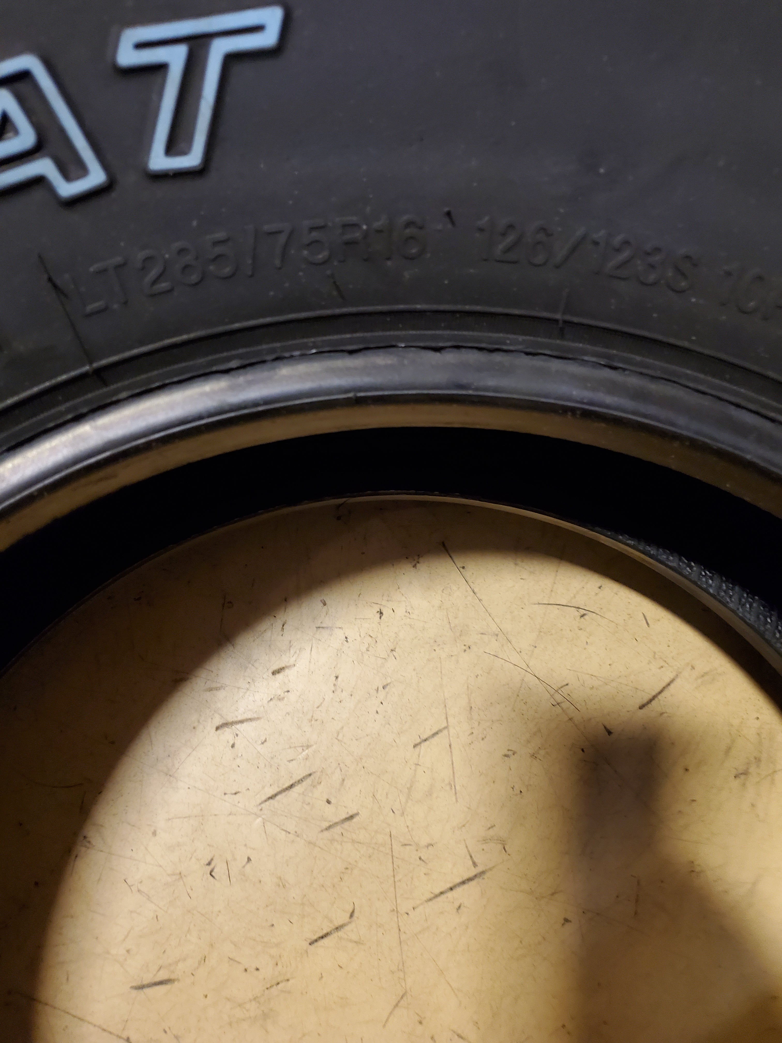 SUMMIT TRAIL CLIMBER AT OWL LT 285 75 16 126/123S 10PLY ALL TERRAIN TIRE 261720