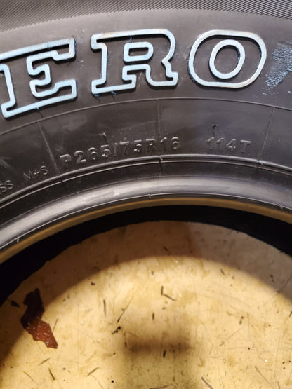 GT RADIAL SAVERO HT2 OWL P 265 75 16 114T HIGHWAY TIRE B436
