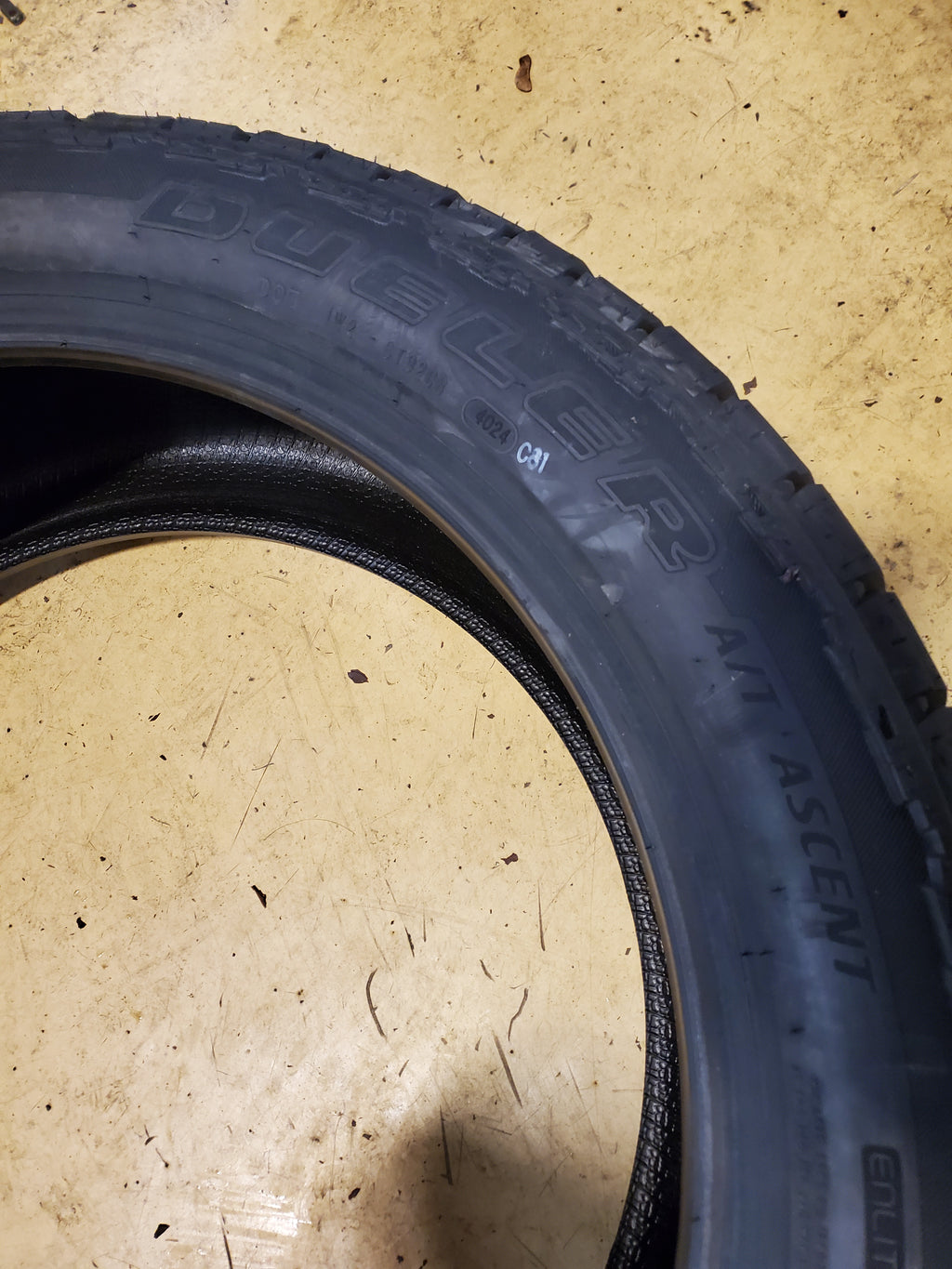 2 BRIDGESTONE DUELER A/T ASCENT BSW P 285 45 22 114H XL ALL TERRAIN TIRE 012276