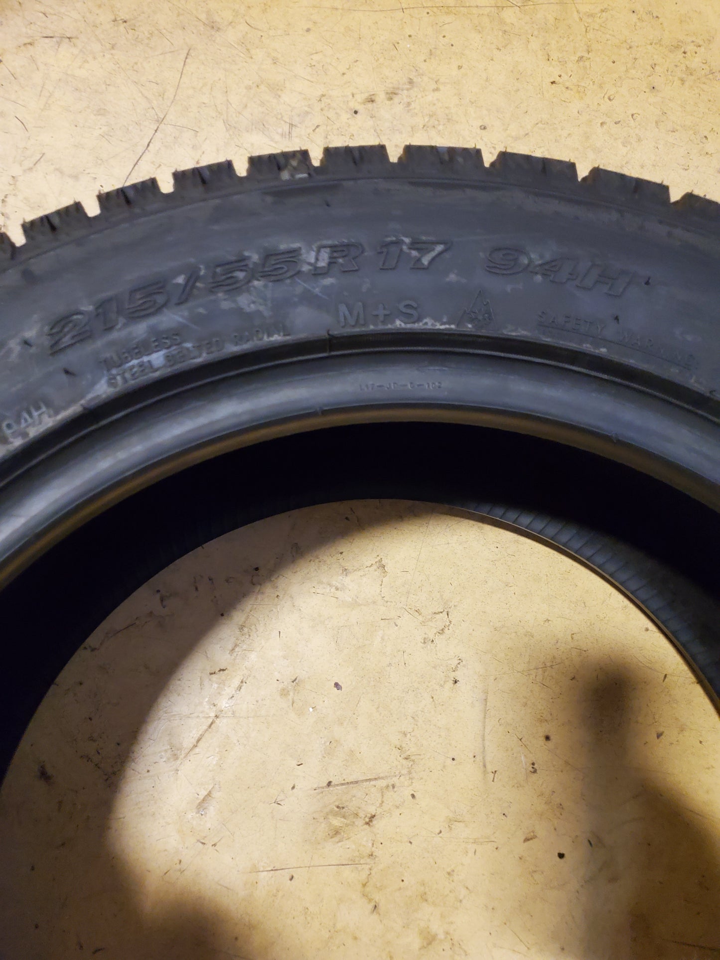 NOS TOYO OBSERVE GARIT KX BSW P 215 55 17 94H WINTER TIRE 149710