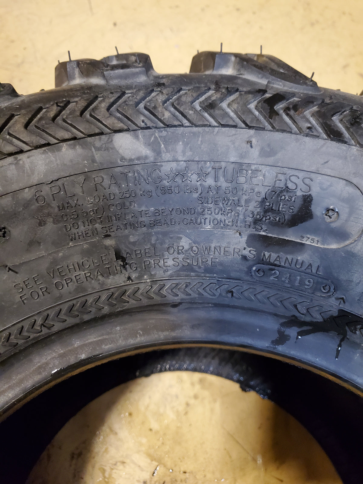 NOS KENDA BEAR CLAW EX K573 BSW P AT 27 12 12 6PLY REAR ATV/UTV TIRE 253C2024