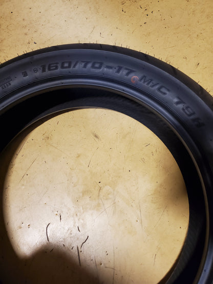 SHINKO SR777 HD BSW  160 70 17 79H REAR MOTORCYCLE TIRE 874601