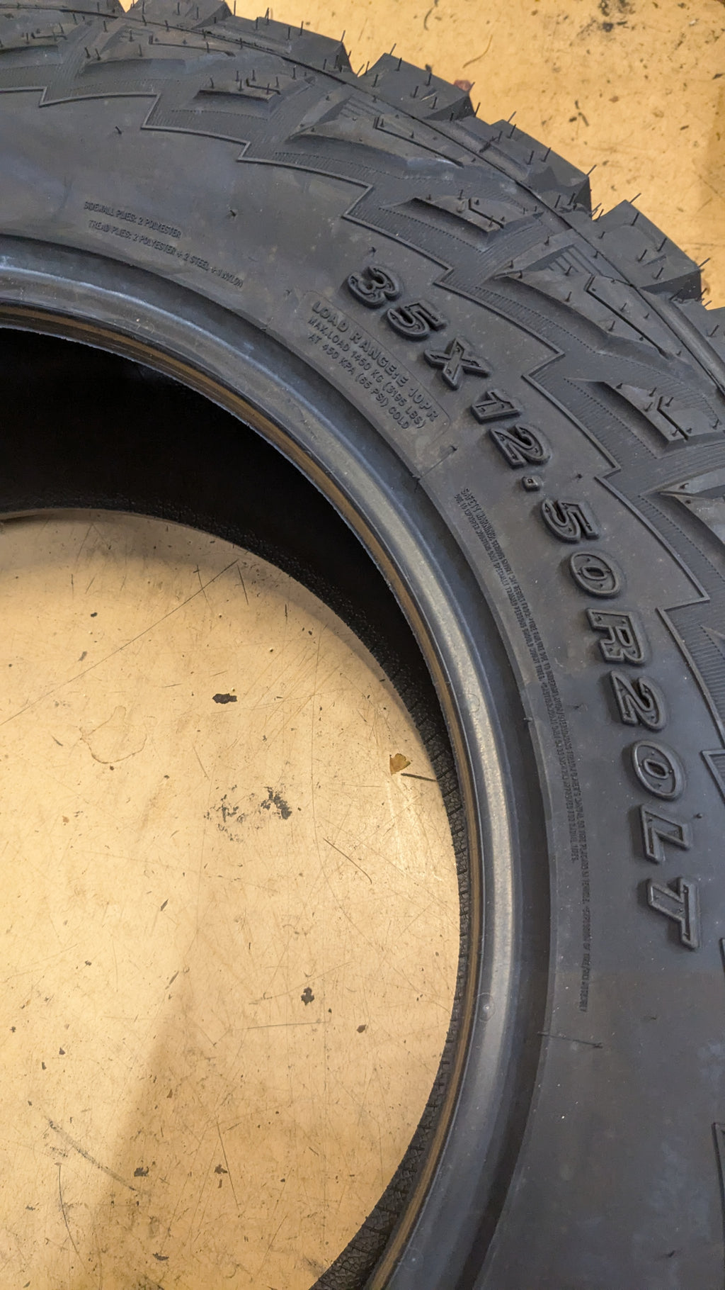 AMP TERRAIN ATTACK R/T BSW LT 35 12.5 20 121Q 10PLY PERFORMANCE LT TIRE 35125020AMPRTE