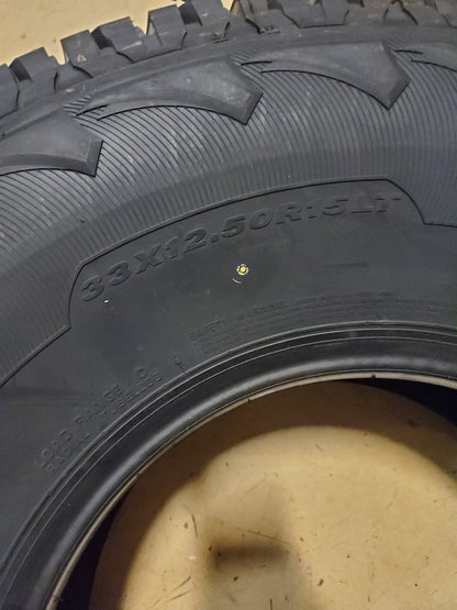 2 NEXEN ROADIAN AT PRO RA8 OWL P 33 12.5 15 108R 6PLY ALL TERRAIN TIRE 16282NXK