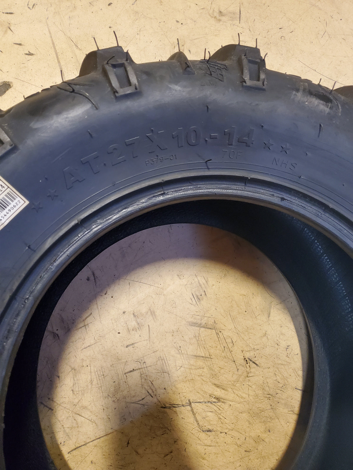 NOS EFX MOTOMAX BSW AT 27 10 14 70F 6PLY ATV/UTV TIRE MSMM271014