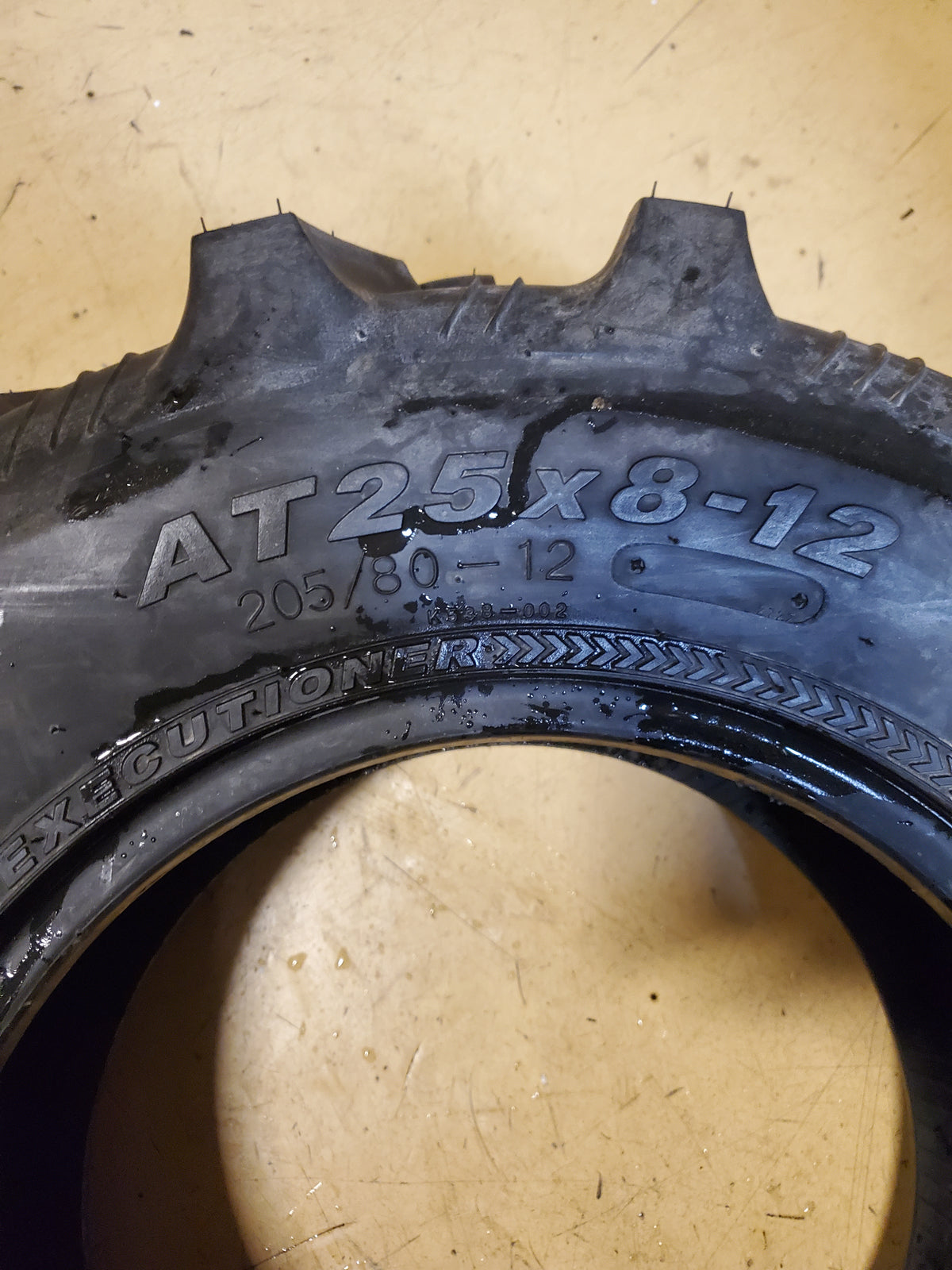 KENDA EXECUTIONER BSW AT 25X8-12 6PLY ATV/UTV TIRE 085381245C1
