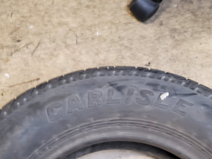 USED 10/32’’ CARLISLE SPORT TRAIL BSW 205 75 15 6PLY TRAILER TIRE 5193381