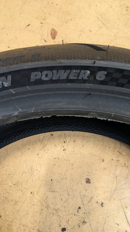 MICHELIN POWER 6 BSW P 190 50 17 73W REAR MOTORCYCLE TIRE 59965