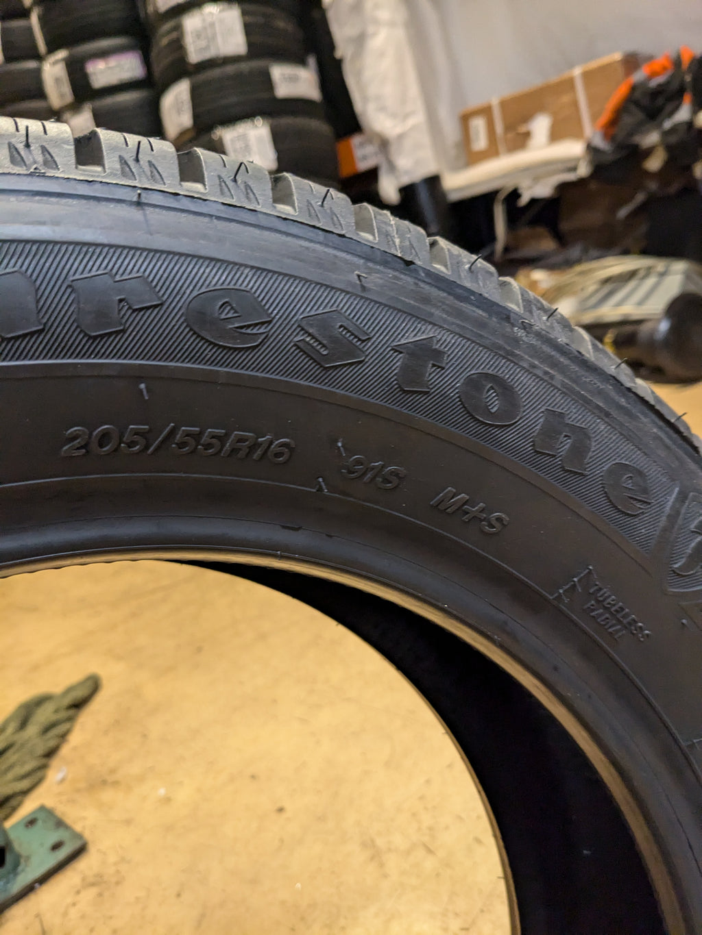 FIRESTONE WINTERFORCE 2 P 205 55 16 91S SL ALL WEATHER TIRE 149082