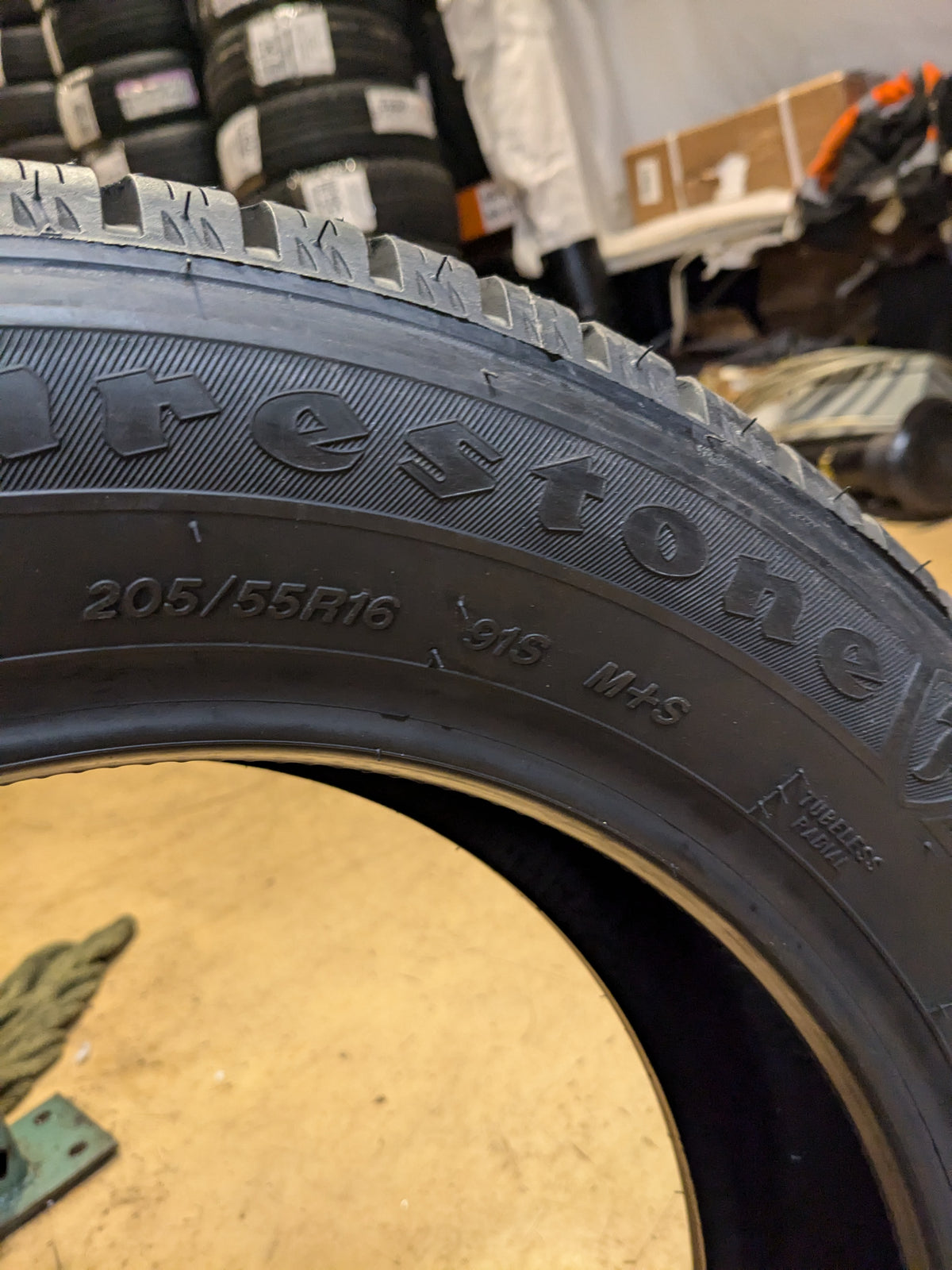 FIRESTONE WINTERFORCE 2 P 205 55 16 91S SL ALL WEATHER TIRE 149082