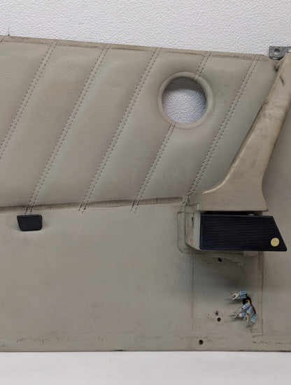 USED PORSCHE 911 CARRERA LEFT LEATHER DOOR PANEL WITH TWEETER AND HANDLE