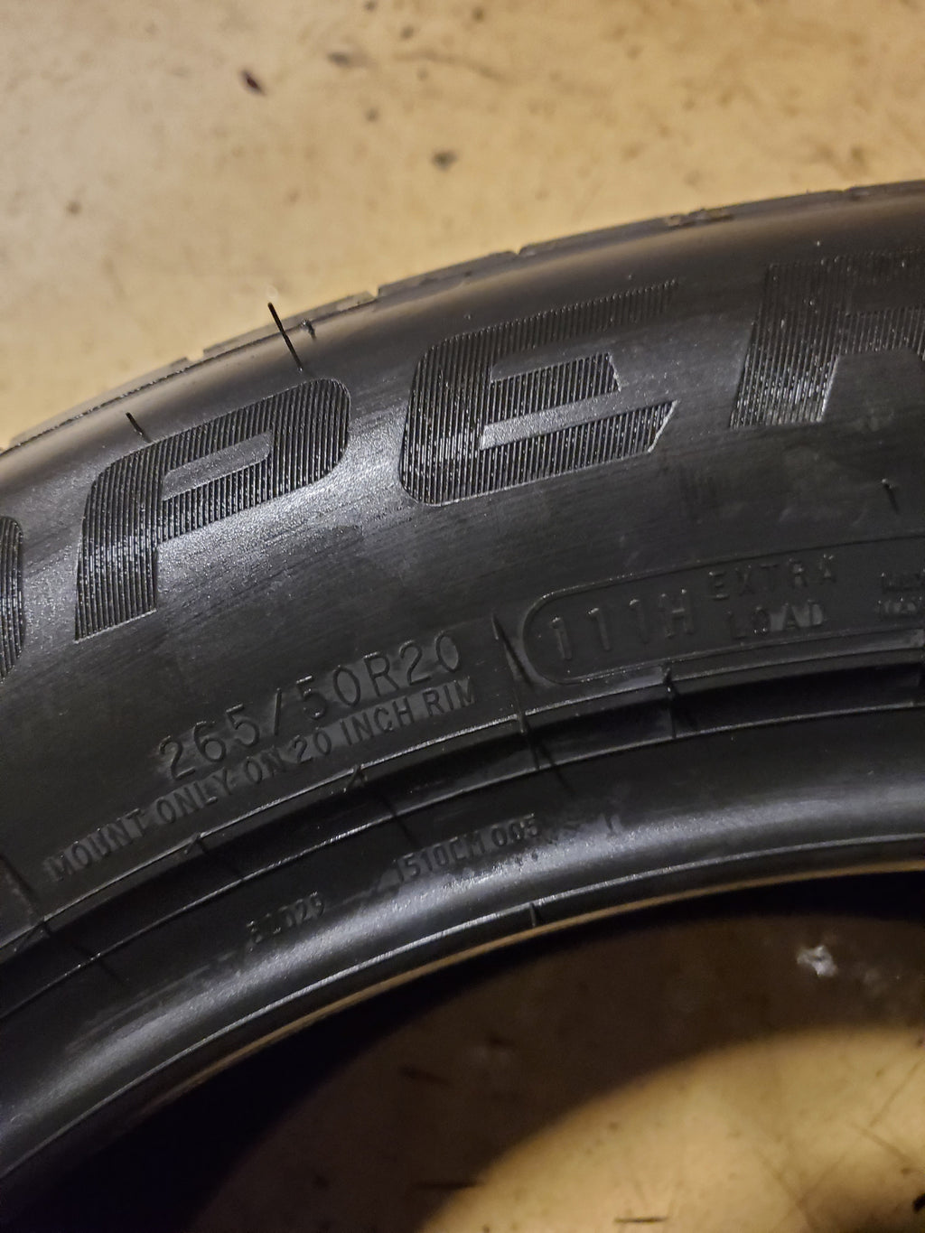COOPER ZEON CROSSRANGE (MO) BSW P 265 50 20 111H XL UHP TIRE 160086014