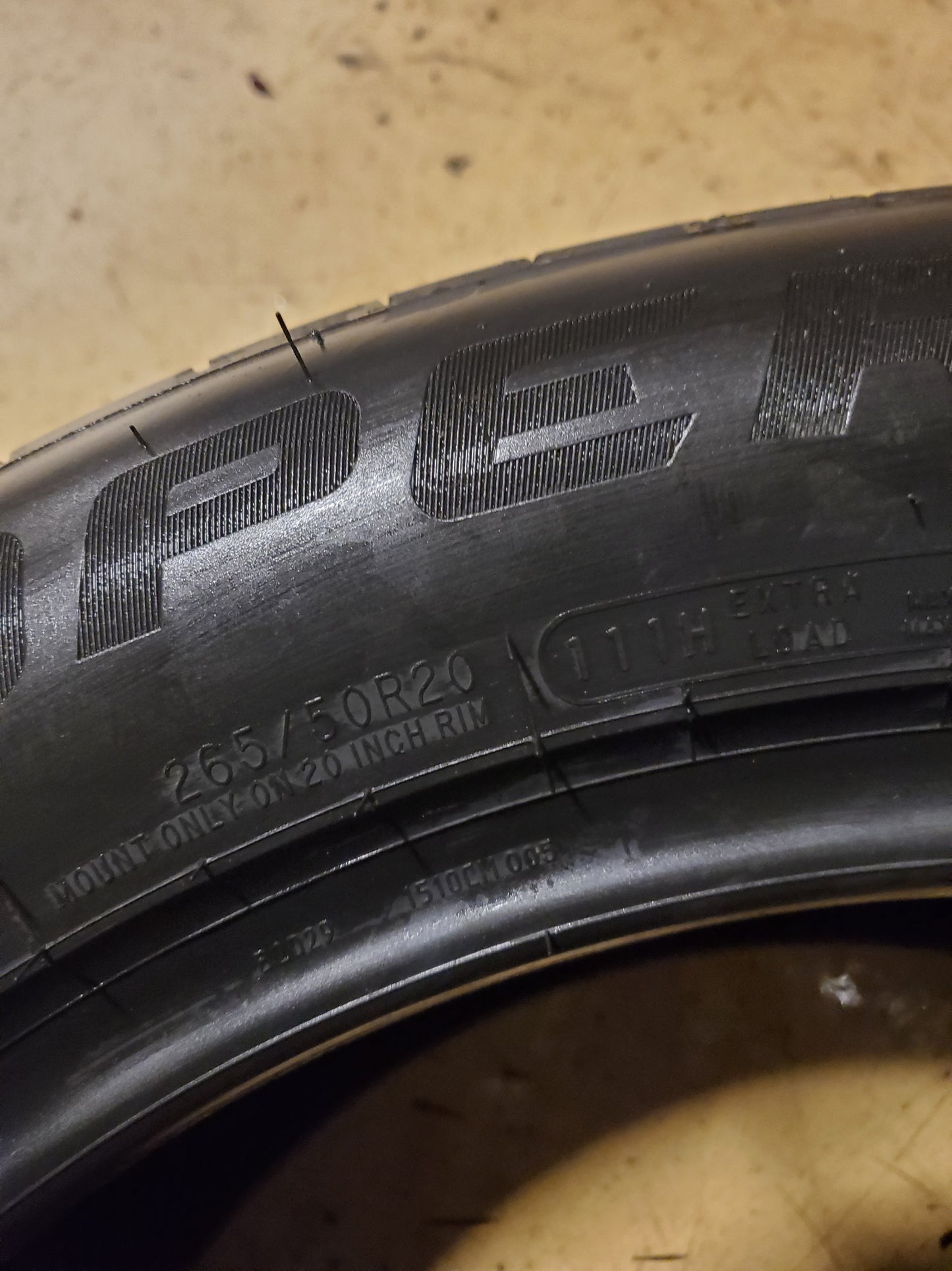 COOPER ZEON CROSSRANGE (MO) BSW P 265 50 20 111H XL UHP TIRE 160086014