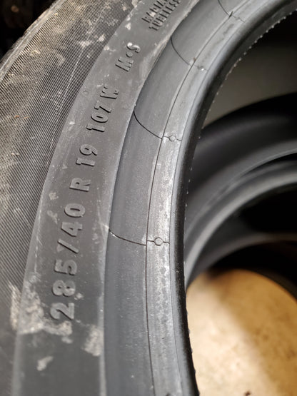 CONTINENTAL PROCONTACT RX BSW P 285 40 19 107W XL ALL SEASON TIRE 15577860000